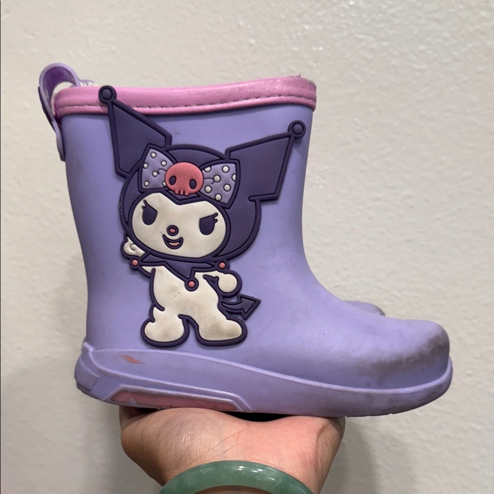 ROMWE Lavender and Pink Rain Boots